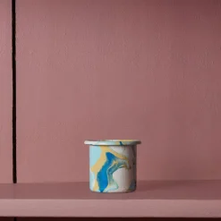 1814 BORNN Bougies & Parfums D'intérieur-Bougie en marbre crème - Algues & Citron