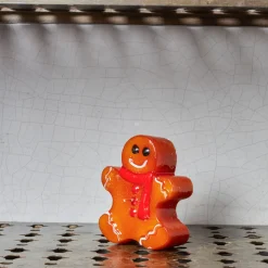 1352 CERERIA INTRONA SRL Bougies & Parfums D'intérieur-Bougie Noël - Bonhomme Pain D'épice