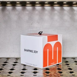 2195 MAMENE Bougies & Parfums D'intérieur-Bougie Podium M - Orange