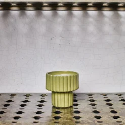 2195 MAMENE Bougies & Parfums D'intérieur-Bougie Podium S - Kaki