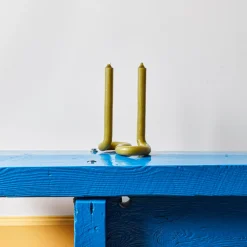 880 HEADSUP DESIGN COMPANY Bougies & Parfums D'intérieur-Bougie Twist - Olive Green - Lex Pott