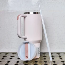 309 STANLEY Gourdes|L'esprit Merci-Bouteille isotherme Quencher H2.0 - Rose