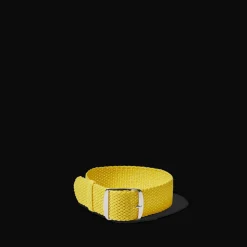 Femme MERCI Les Bracelets|Bracelets-Bracelet de montre en Perlon tressé - Jaune