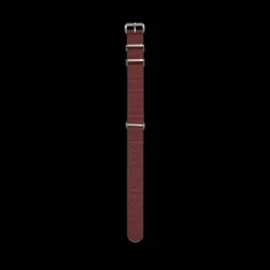 Femme MERCI Les Bracelets|Bracelets-Bracelet de montre NATO en nylon - Bordeaux