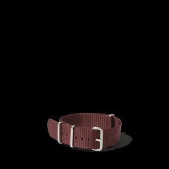 Femme MERCI Les Bracelets|Bracelets-Bracelet de montre NATO en nylon - Bordeaux