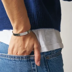 Femme ALMARITA Bracelets-Bracelet Merci Argenté - Hope