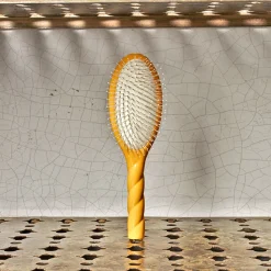 1664 LA BONNE BROSSE Accessoires De Beauté|Soins Des Cheveux-Brosse à cheveux N.04 LA MIRACLE - Démêlante & Massante - Jaune