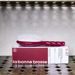 1664 LA BONNE BROSSE L'esprit Merci|Accessoires De Beauté-Brosse à cheveux N.07 L'INTENSE - Démelante & Stimulante - Rouge Cerise