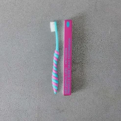 2235 TWIZZLEY Brosse À Dents Et Dentifrice|Accessoires De Salle De Bain-Brosse à dent - Cyan & Magenta