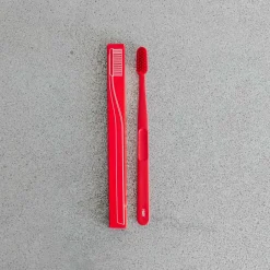 208 HAY Brosse À Dents Et Dentifrice|Accessoires De Salle De Bain-Brosse à dents - Rouge