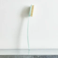 2060 ACCA KAPA Accessoires De Salle De Bain|Sélection De Bain Merci-Brosse de bain - Manche Bleu Transparent