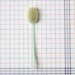 2060 ACCA KAPA Accessoires De Salle De Bain|Sélection De Bain Merci-Brosse de bain - Manche Bleu Transparent