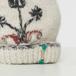 Femme Bsbee Bonnets-- Bonnet Fleur - Beige