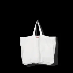 Femme 200 LINTEX Cabas Merci|Cabas-Cabas en lin lavé Merci - Blanc Optique