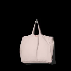 Femme 200 LINTEX Cabas Merci|Cabas-Cabas en lin lavé Merci - Beige rosé