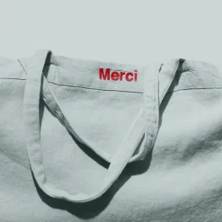 Femme 200 LINTEX Cabas Merci|Cabas-Cabas en lin lavé Merci - Gris Vésuve