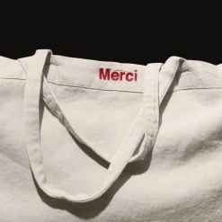 Femme 200 LINTEX Maison De Campagne|Cabas Merci-Cabas en lin lavé Merci -