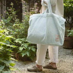 Femme 2100 GAZEX Sélection De Bain Merci|Cabas Merci-Cabas en éponge - Bleu Antiparos