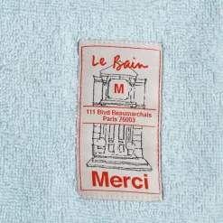 Femme 2100 GAZEX Sélection De Bain Merci|Cabas Merci-Cabas en éponge - Bleu Antiparos