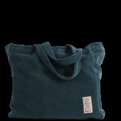 Femme 2100 GAZEX Sélection De Bain Merci|Cabas Merci-Cabas en éponge - Bleu Pétrole