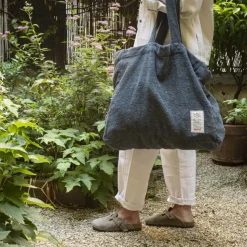 Femme 2100 GAZEX Sélection De Bain Merci|Cabas Merci-Cabas en éponge - Bleu Pétrole