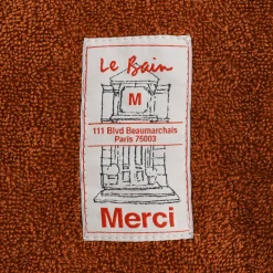 Femme 2100 GAZEX Sélection De Bain Merci|Cabas Merci-Cabas en éponge - Brique de Sienne