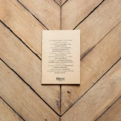 960 MARKS KAMOI Écriture-Cahier Merci - Kraft