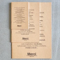 960 MARKS KAMOI Écriture-Cahier Merci - Kraft