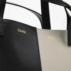 Femme CAHU Sacs À Main-- Cabas Le Pratique - Gris clair
