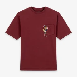 Homme CALEB T-shirts-- T-shirt Buttercup - Bordeaux