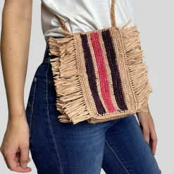 Femme CAMALYA Sacs À Main-- Sac bandoulière Gao - & Corail