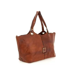 Femme CAMPOMAGGI Sacs À Main-- Cabas Grande - Cognac