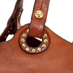 Femme CAMPOMAGGI Sacs À Main-- Cabas Grande - Cognac