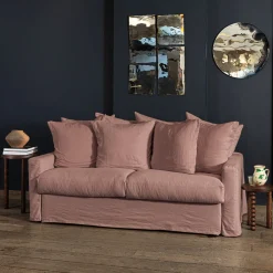 MERCI Canapés Convertibles Merci|Canapés Merci-Canapé convertible 3 places - Rose Argile -