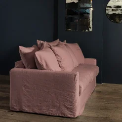 MERCI Canapés Convertibles Merci|Canapés Merci-Canapé convertible 3 places - Rose Argile -