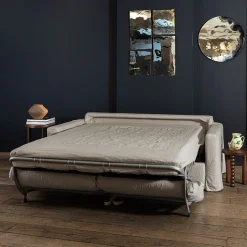 MERCI Canapés Convertibles Merci|Canapés Merci-Canapé convertible 3 places - Bleu Pétrole -