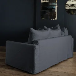 MERCI Canapés Convertibles Merci|Canapés Merci-Canapé convertible 3 places - Bleu de Nîmes -