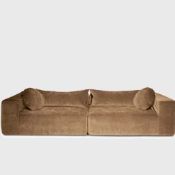 2959 BED AND PHILOSOPHY Canapés Bed & Philosophy-Canapé Slow Family 4 places - Côtelé Sepia - Bed&Philosophy