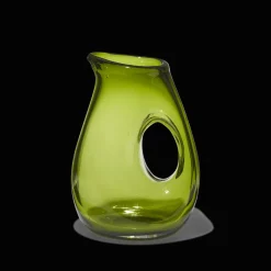 216 POLS POTTEN Carafes-Carafe en verre soufflé - Olive