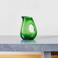 216 POLS POTTEN Carafes-Carafe en verre soufflé - Vert