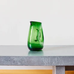 216 POLS POTTEN Carafes-Carafe en verre soufflé - Vert