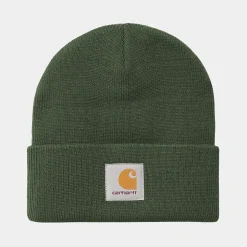 Homme Carhartt WIP Bonnets-- Bonnet Short Watch - Vert