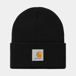Homme Carhartt WIP Bonnets-- Bonnet Short Watch - Noir