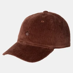 Femme Carhartt WIP L'esprit Merci|Casquettes & Bobs-- Casquette Harlem - Marron Offroad