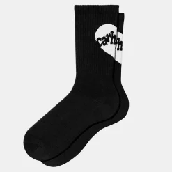 Femme Carhartt WIP Chaussettes|Chaussettes-- Chaussettes Amour - Noir