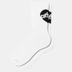 Femme Carhartt WIP Chaussettes|Chaussettes-- Chaussettes Amour - Blanc