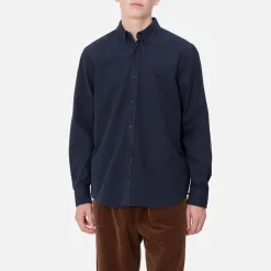 Homme Carhartt WIP Chemises-- Chemise Bolton - Bleu