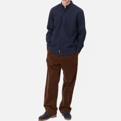 Homme Carhartt WIP Chemises-- Chemise Bolton - Bleu