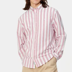 Homme Carhartt Wip Chemises-- Chemise Dillion - Rose
