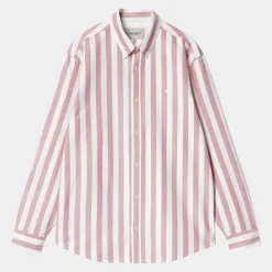 Homme Carhartt Wip Chemises-- Chemise Dillion - Rose